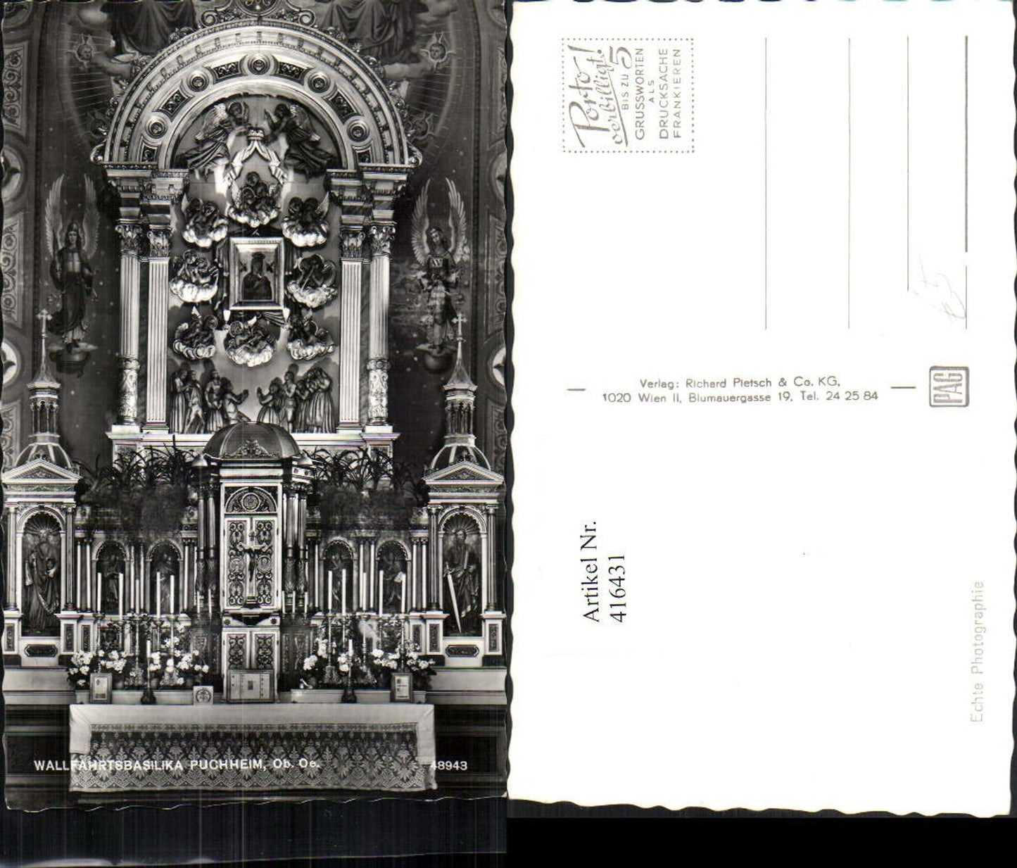 416431,Wallfahrtsbasilika Puchheim Kirche Altar