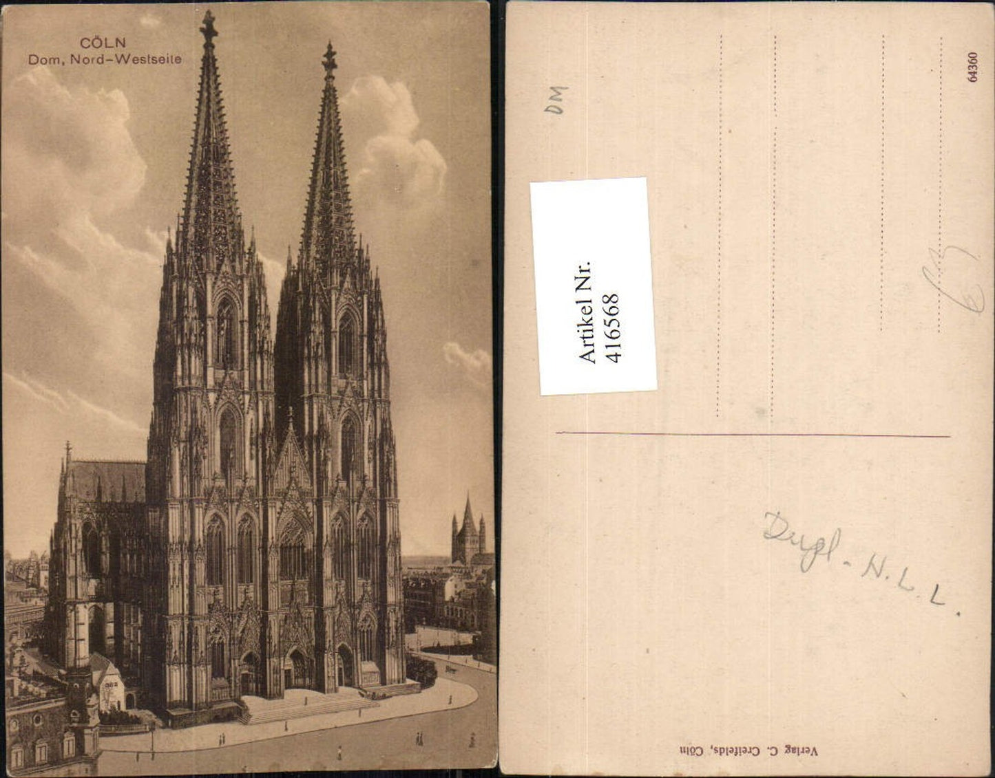 416568,Cöln Köln am Rhein Dom Kirche