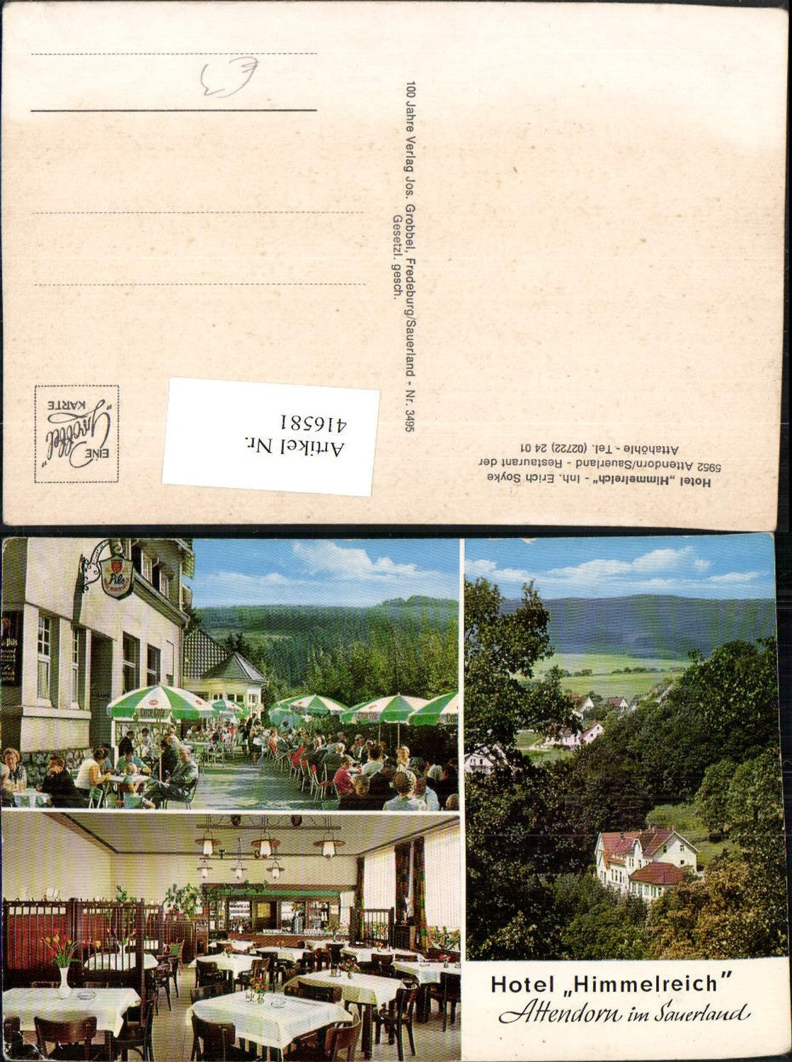 416581,Attendorn im Sauerland Hotel Himmelreich Mehrbildkarte