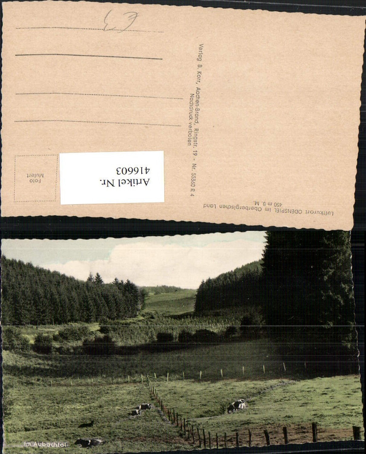 416603,Odenspiel im Oberbergischen Land Aubachtal Landschaft