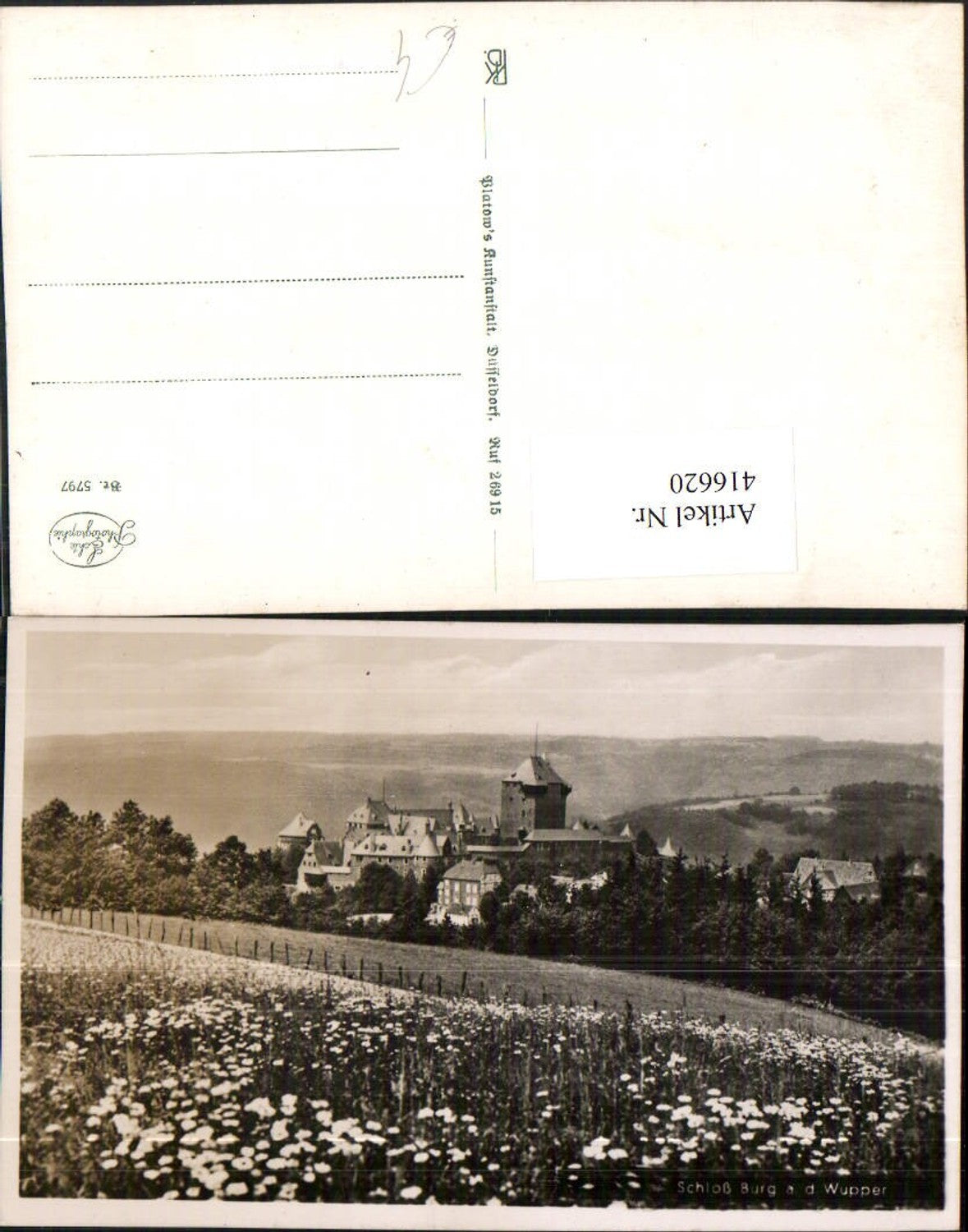 416620,Solingen Schloss Burg an d. Wupper