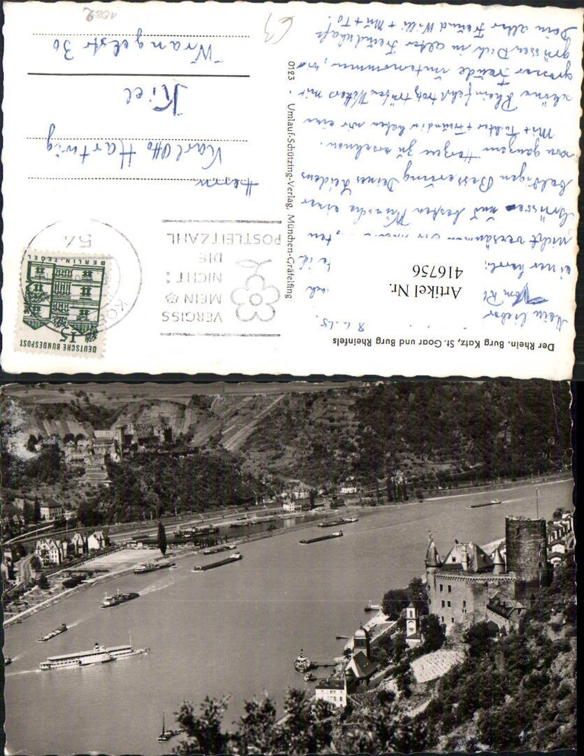 416756,Burg Katz St. Goar und Burg Rheinfels am Rhein