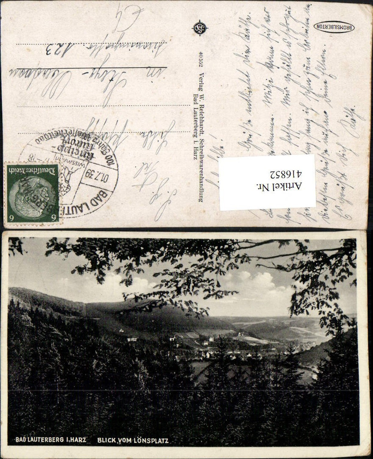 416852,Bad Lauterberg im Harz Teilansicht vom Lönsplatz