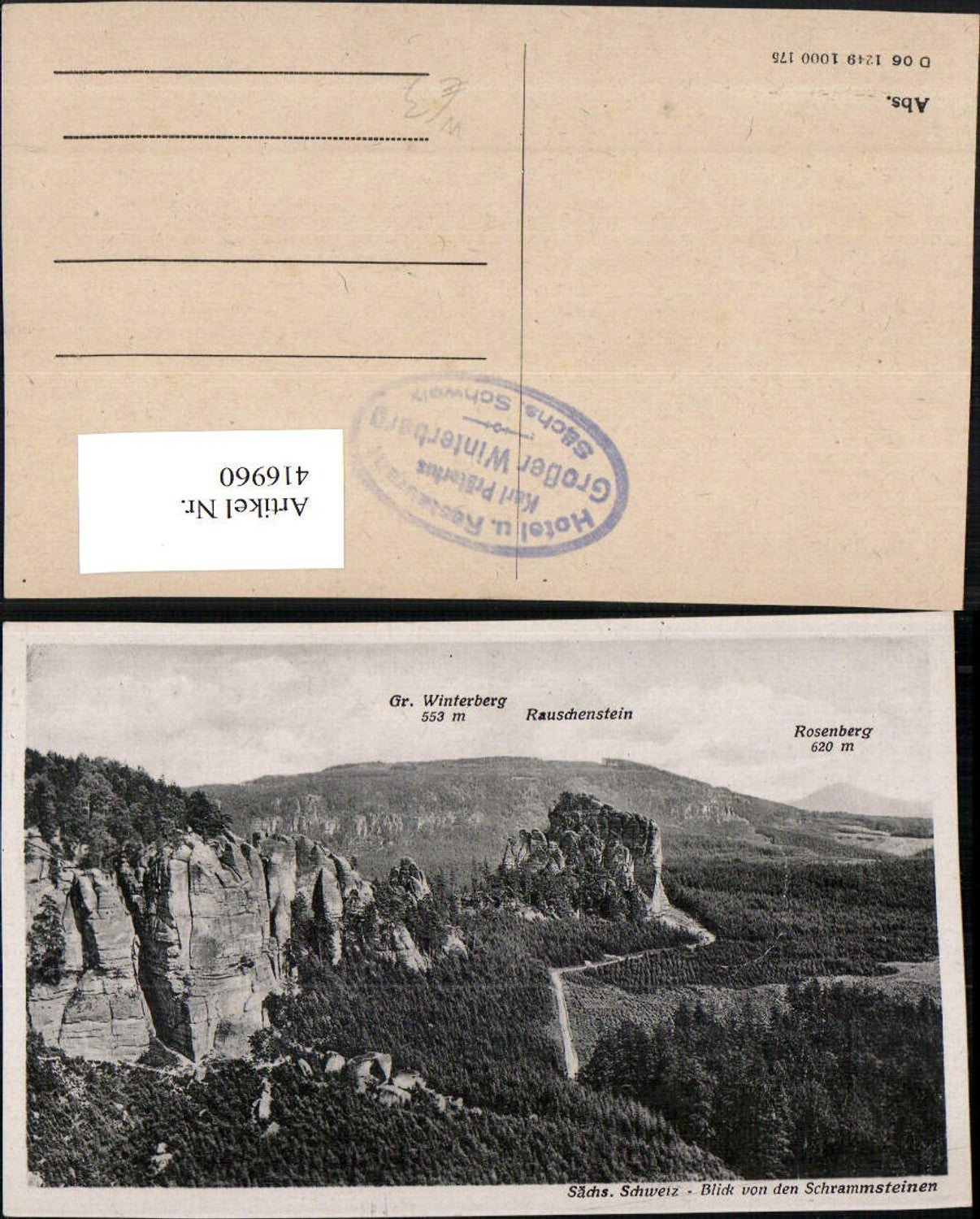 416960,Sächsische Schweiz Blick von den Schrammsteinen b. Bad Schandau Felsen