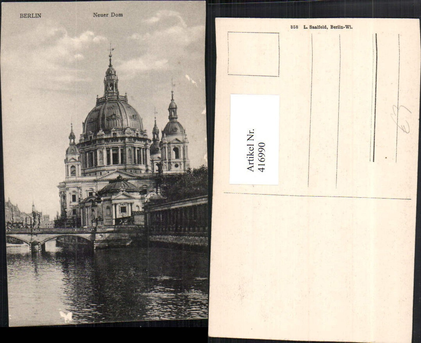 416990,Berlin Neuer Dom Kirche Brücke