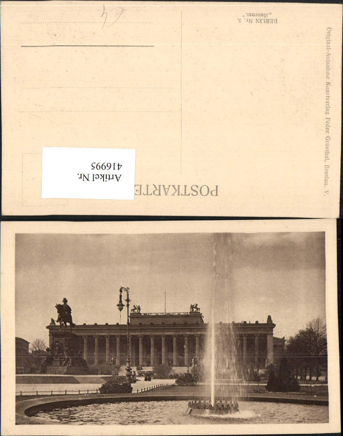 416995,Berlin Museum Gebäude Brunnen Fontäne