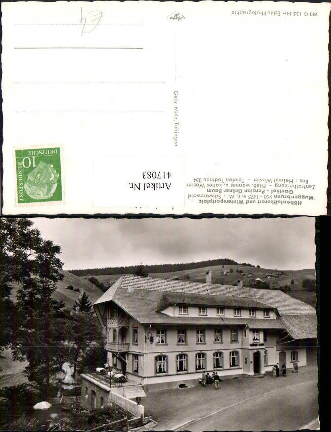417083,Muggenbrunn im Schwarzwald Gasthof Pension Grüner Baum