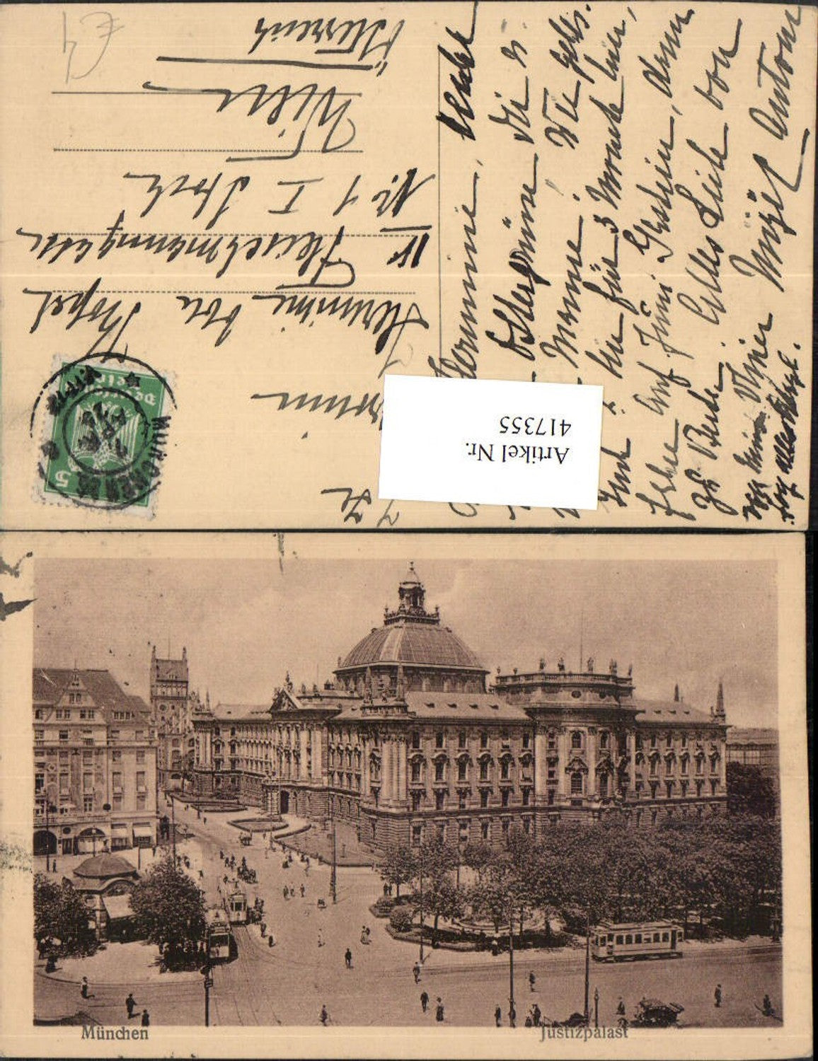 417355,München Justizpalast Gebäude