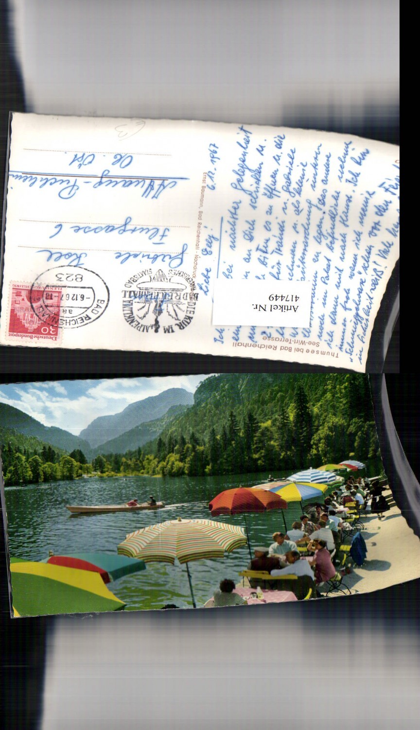 417449, Thumsee Lake near Bad Reichenhall, See-Wirt-Terrasse Boat