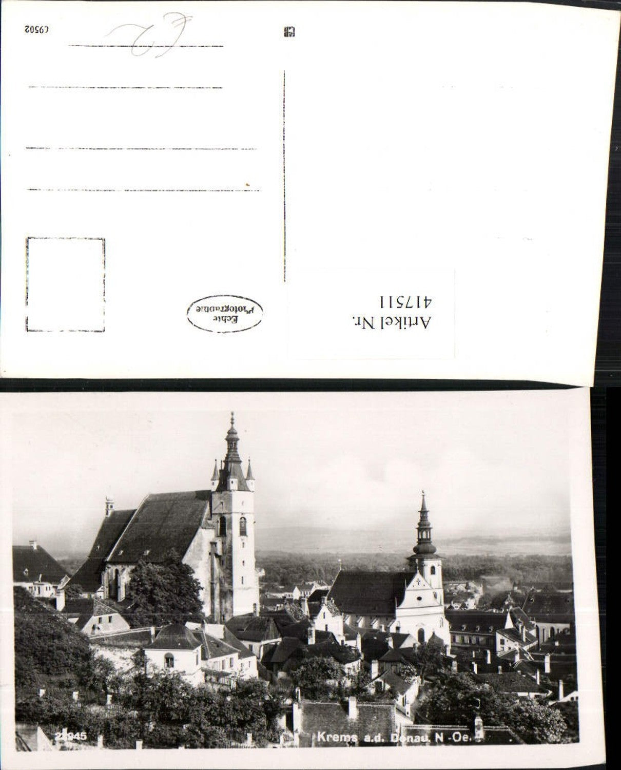 417511,Krems an d. Donau Teilansicht Kirchen