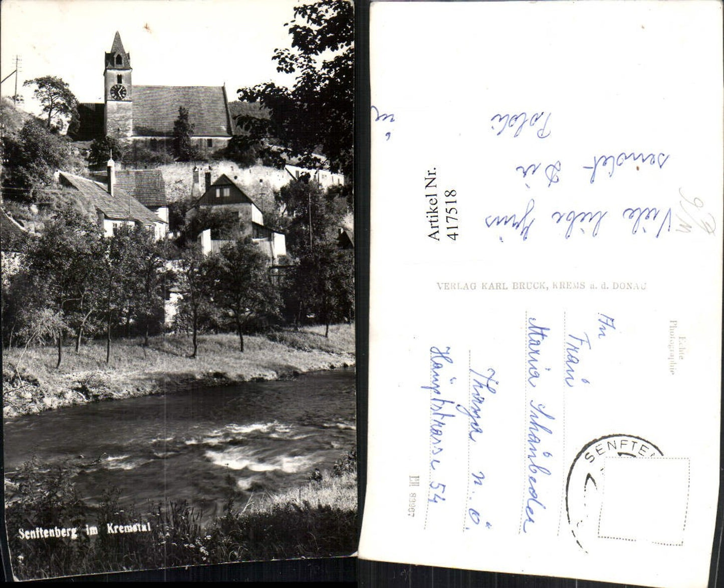 417518,Senftenberg im Kremstal Teilansicht Kirche