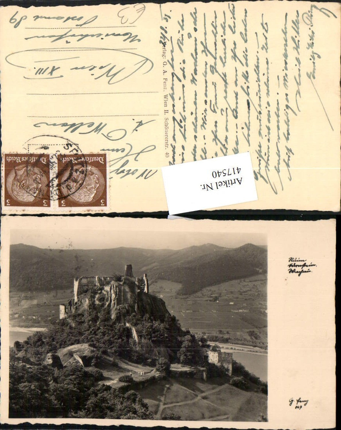 417540,Ruine Dürnstein in d. Wachau