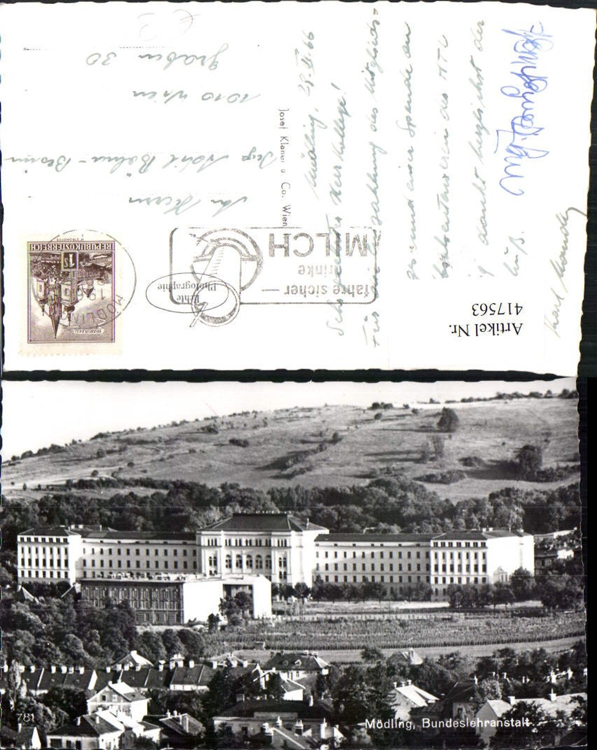 417563,Mödling Bundeslehranstalt Gebäude