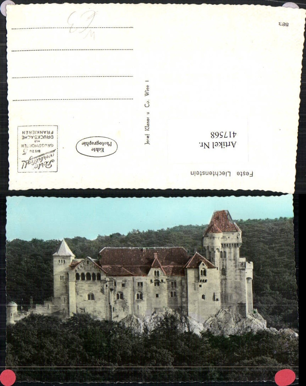 417568,Feste Burg Liechtenstein b. Maria Enzersdorf