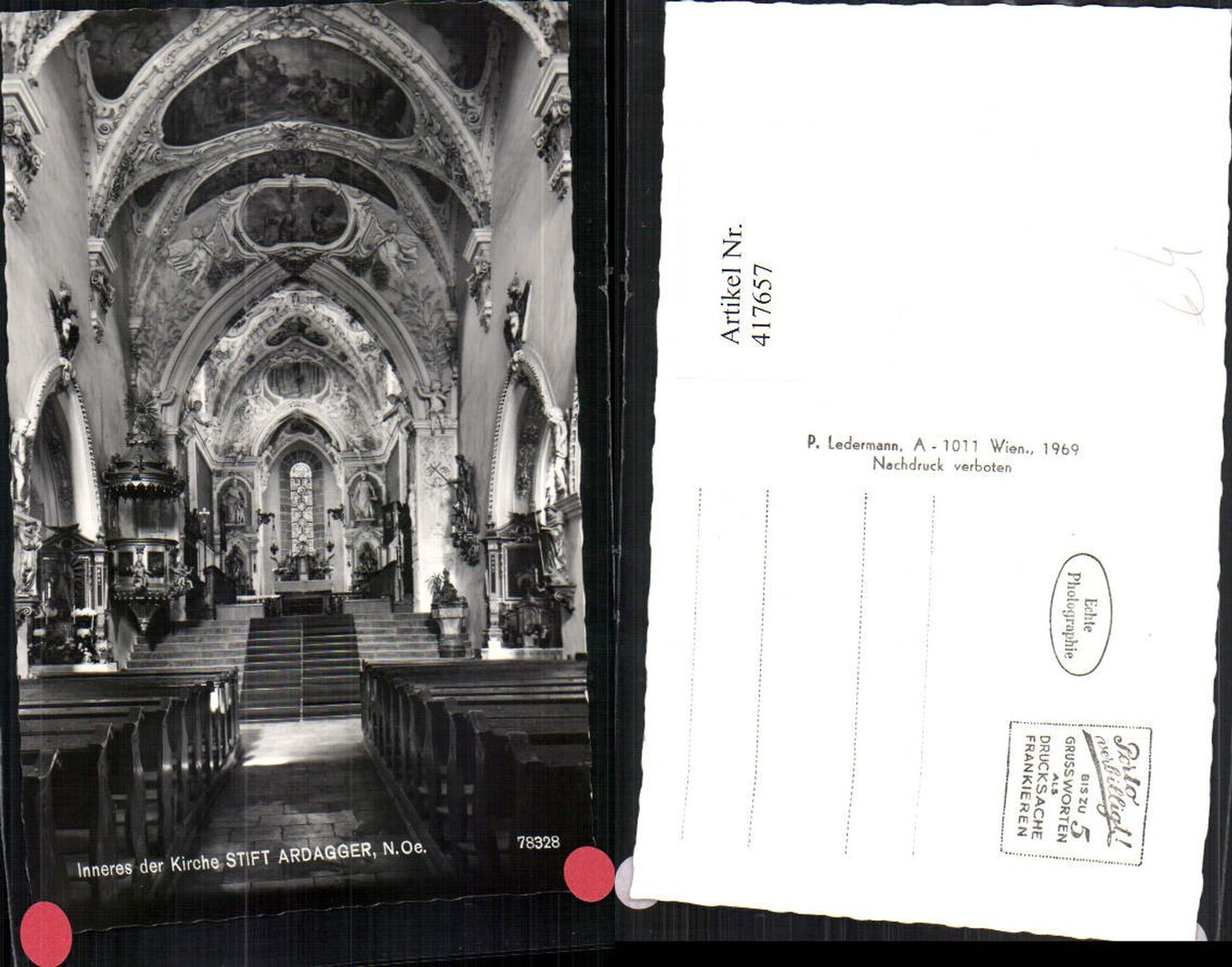 417657,Stift Ardagger Kirche Innenansicht