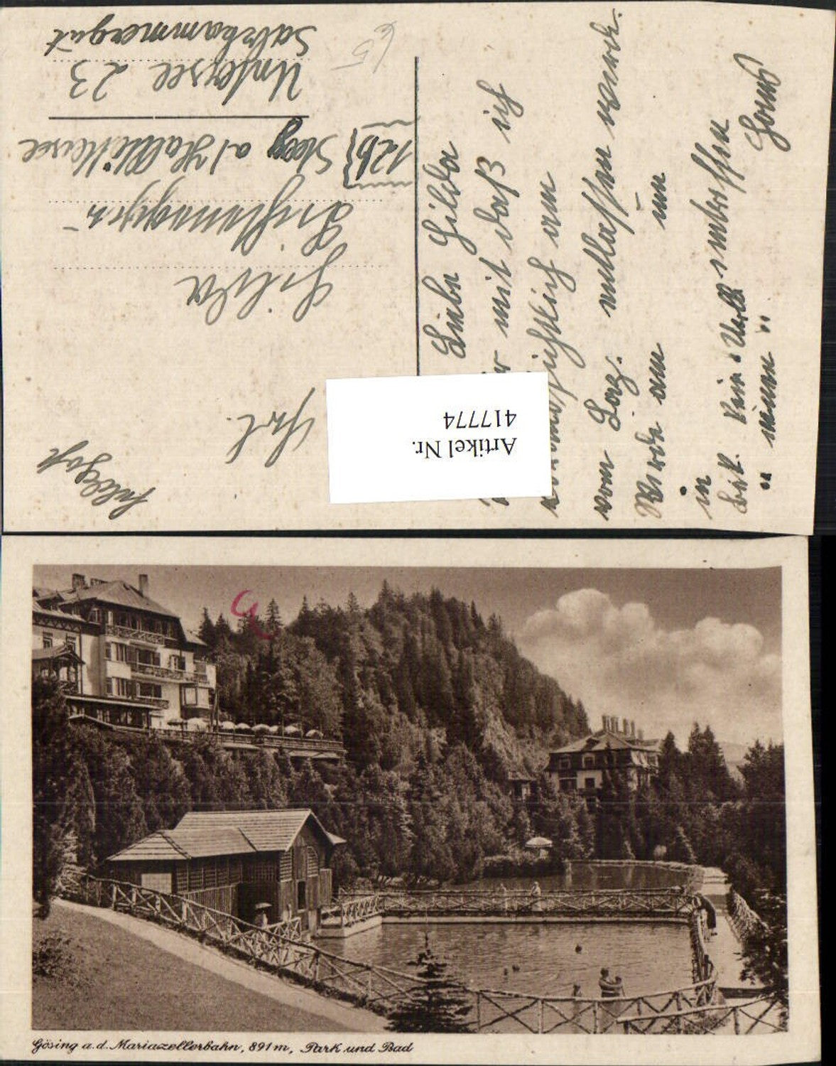 417774,Gösing an d. Mariazellerbahn Park u. Bad