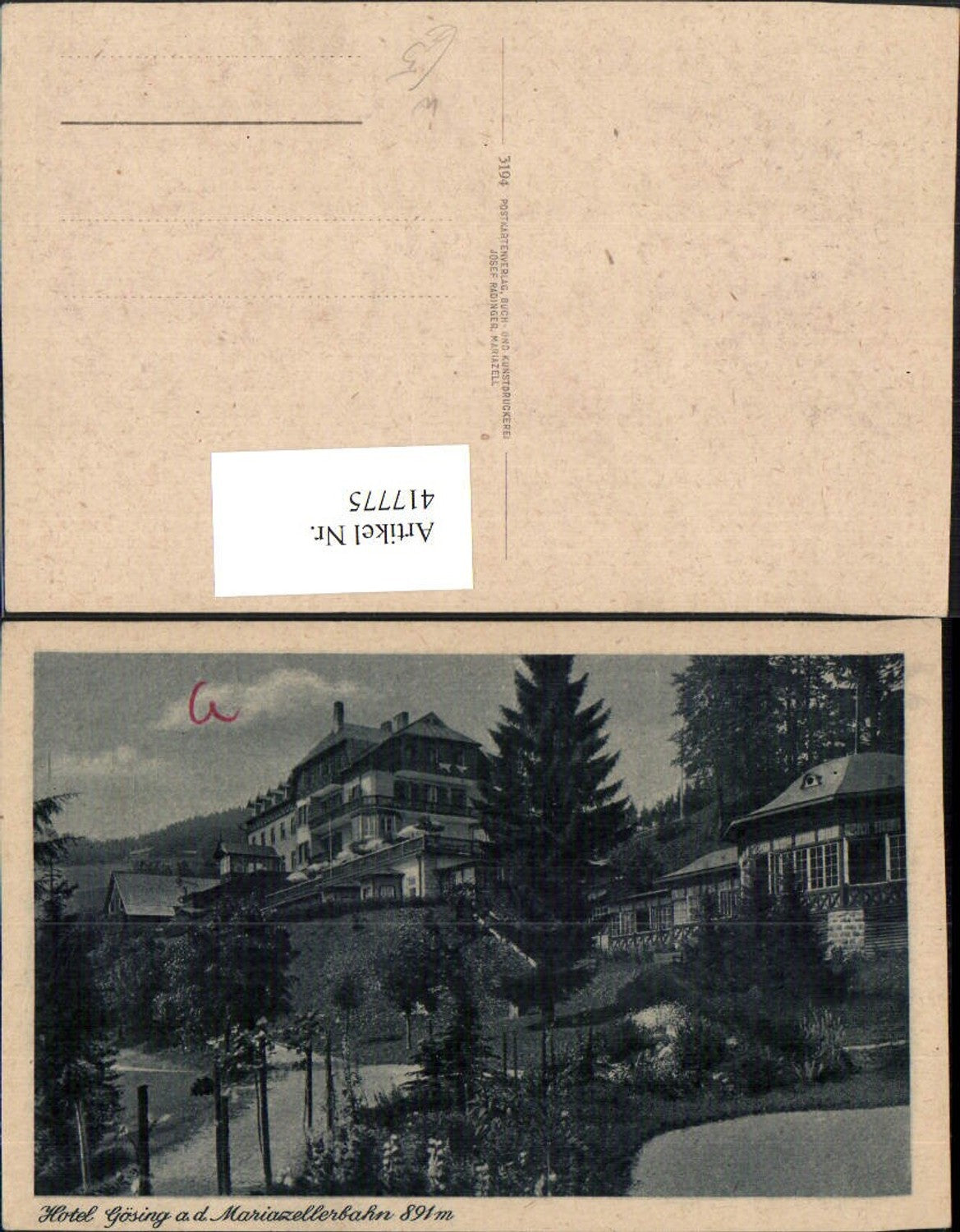 417775,Gösing an d. Mariazellerbahn Hotel