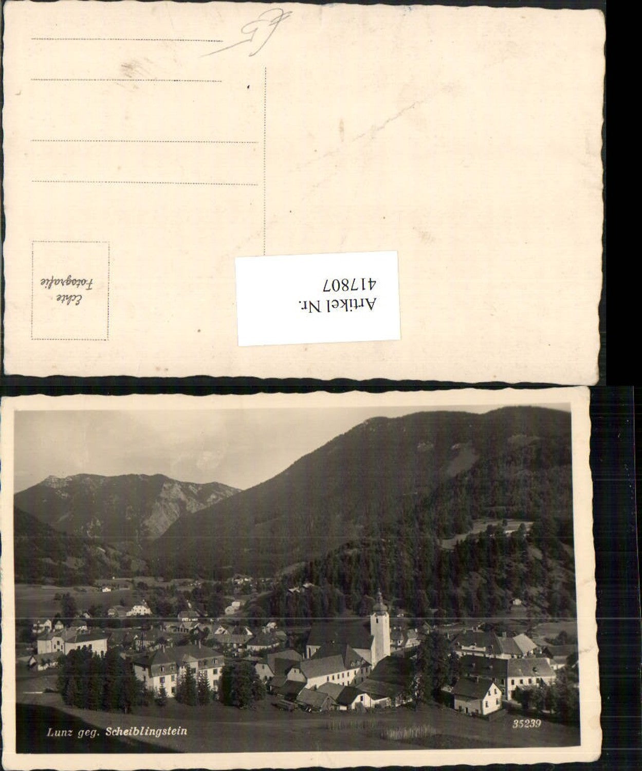 417807,Lunz am See Totale geg. Scheiblingstein