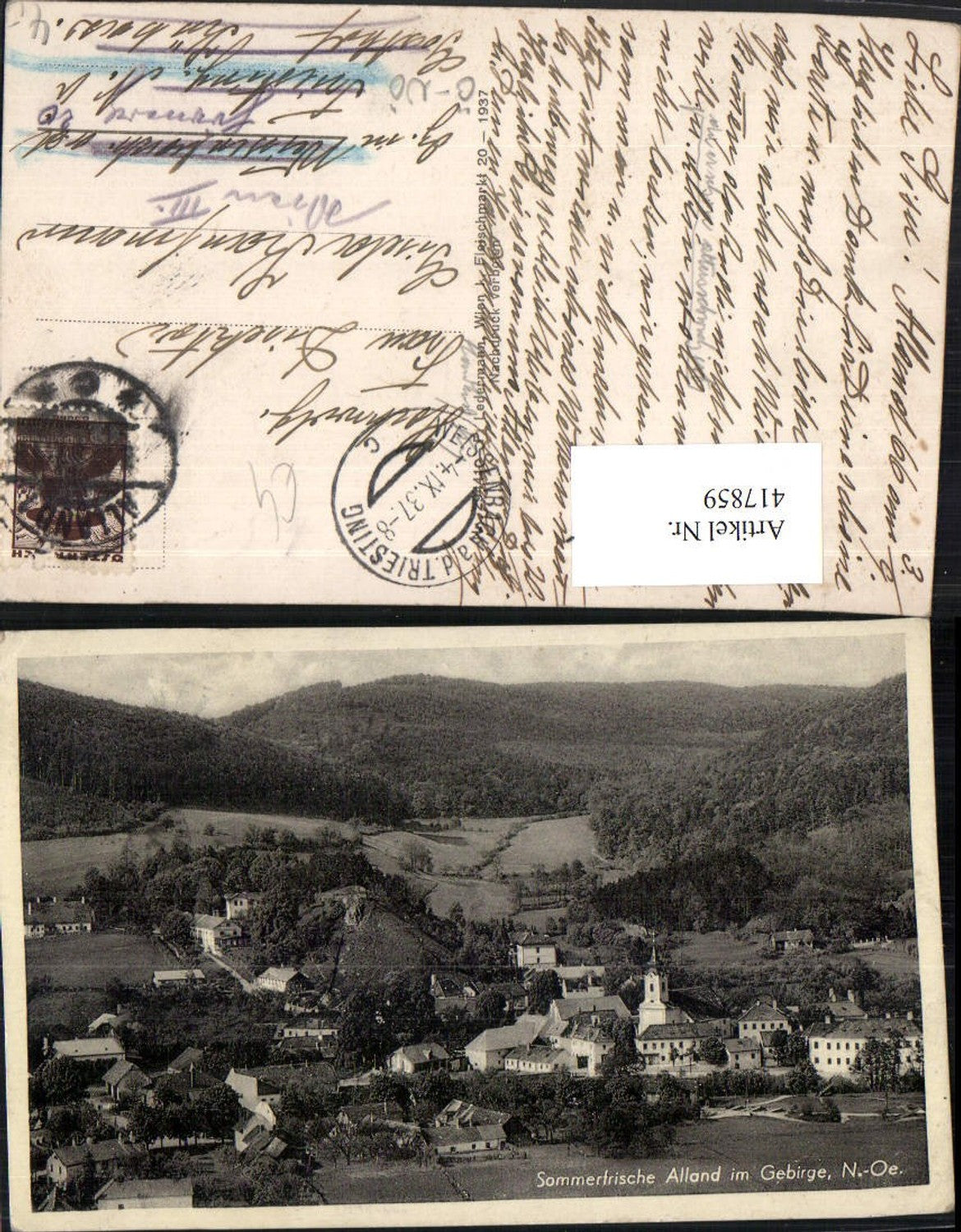 417859,Alland im Gebirge Totale