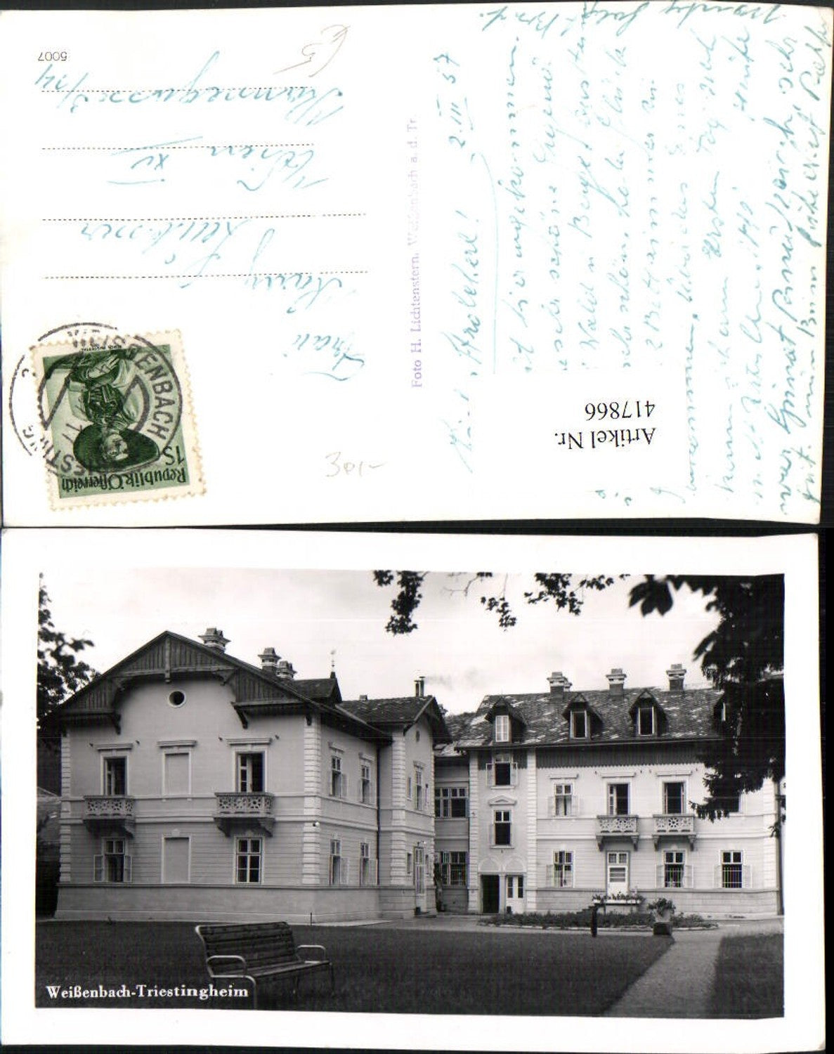 417866,Weissenbach Triestingheim Gebäude