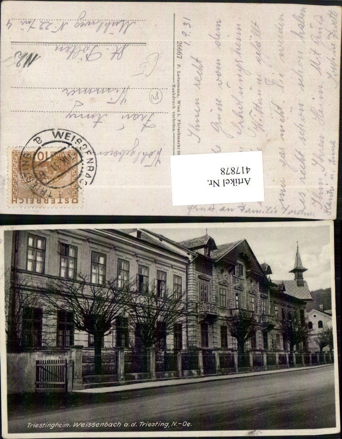 417878,Weissenbach an d. Triesting Triestingheim