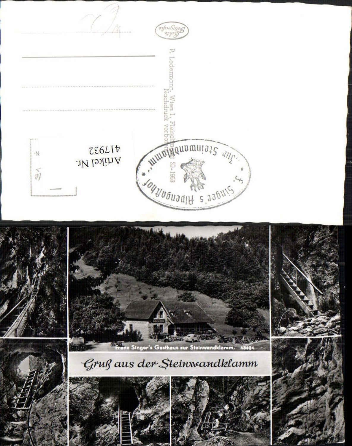 417932,Steinwandklamm b. Weissenbach Höhlen Mehrbildkarte