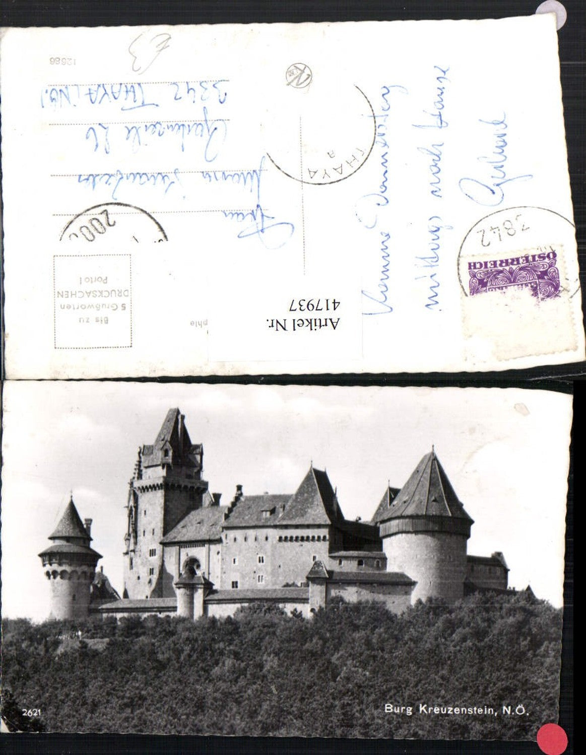417937,Burg Kreuzenstein b. Leobendorf