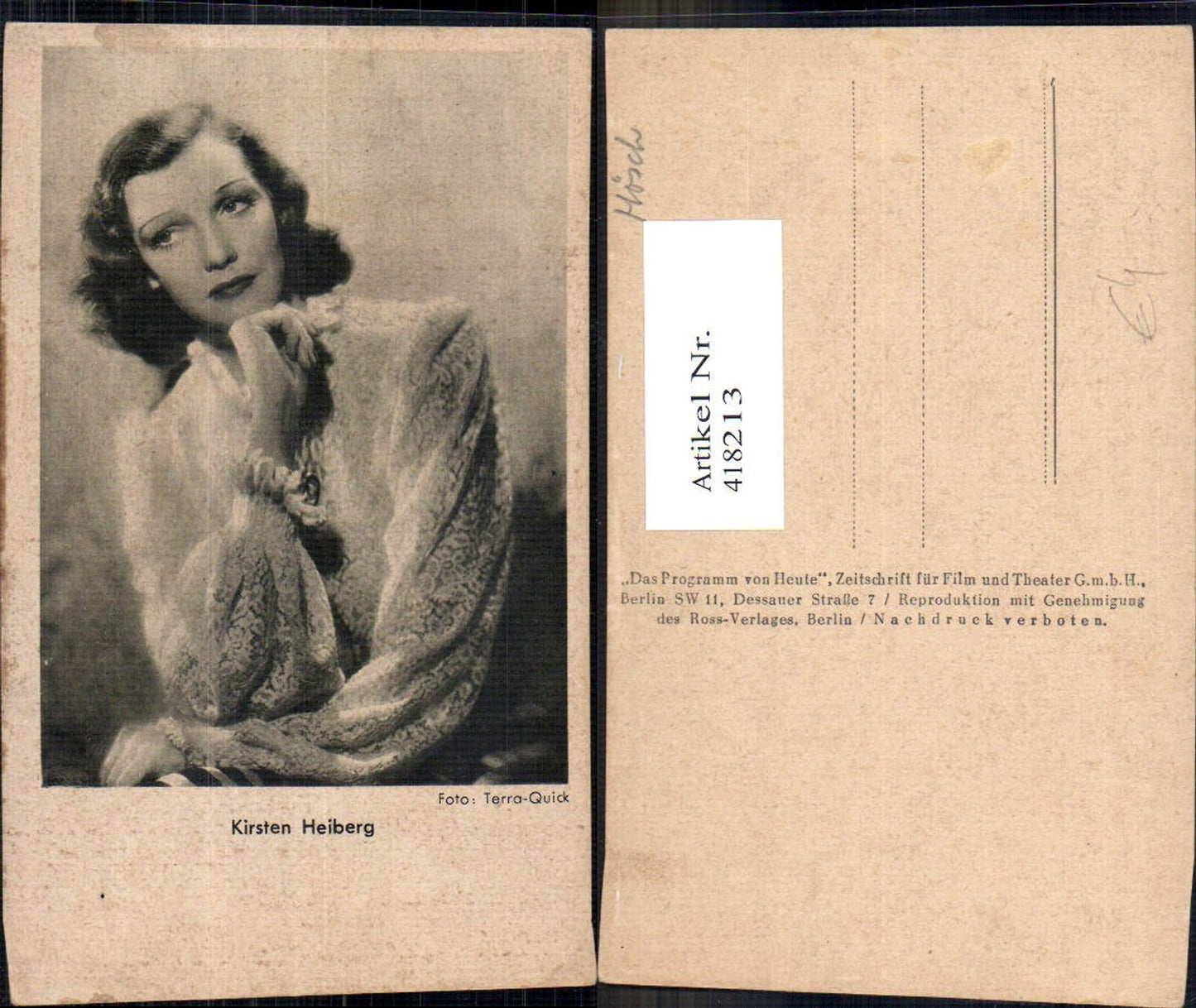 418213,Kirsten Heiberg Schauspielerin