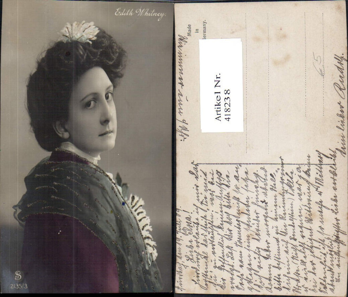 418238,Edith Whitney Kunst Wissenschaft