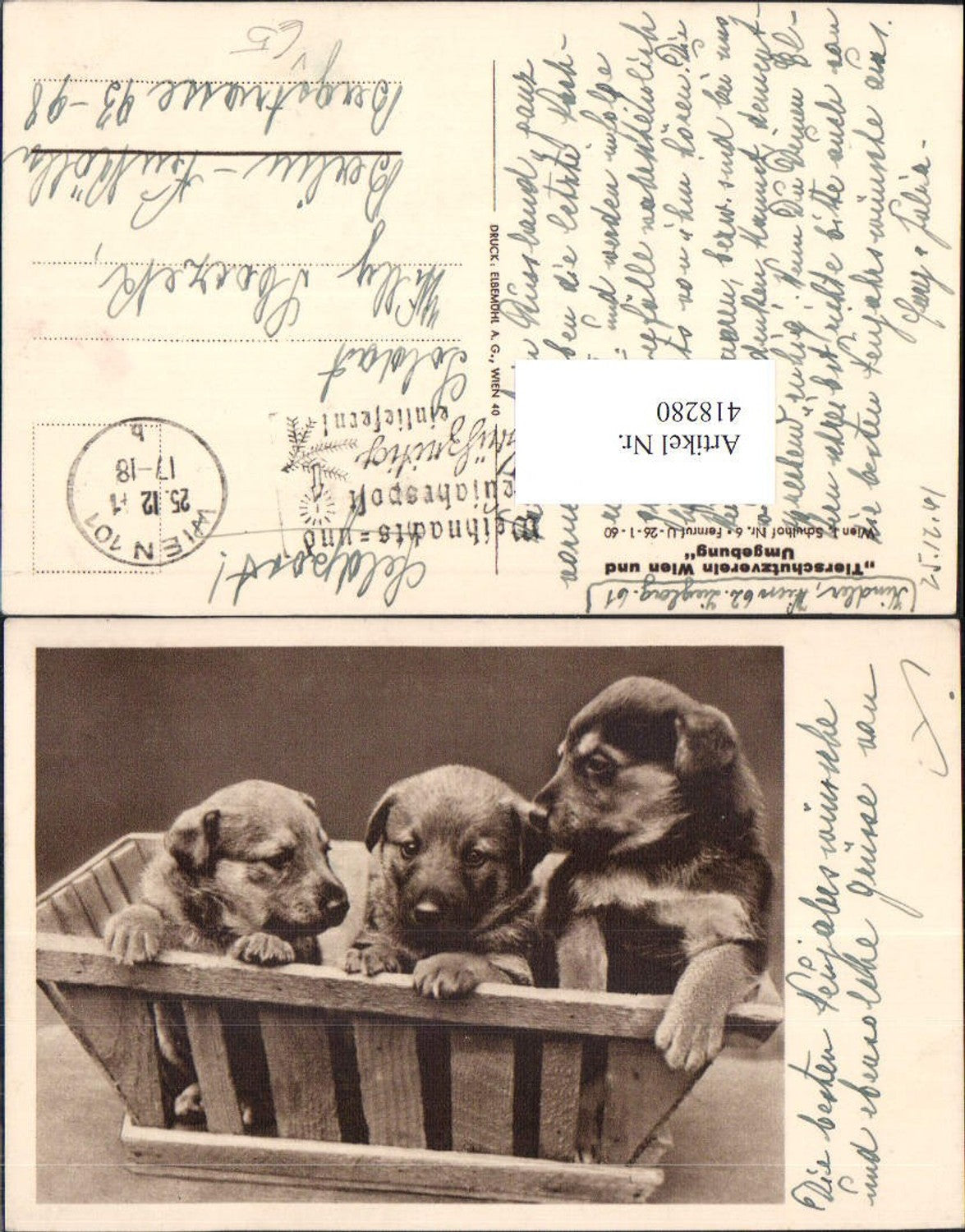 Alte Ansichtskarte – Old Postcard