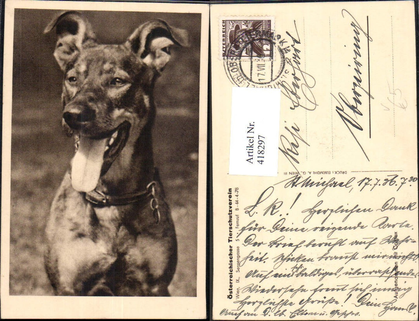 Alte Ansichtskarte – Old Postcard