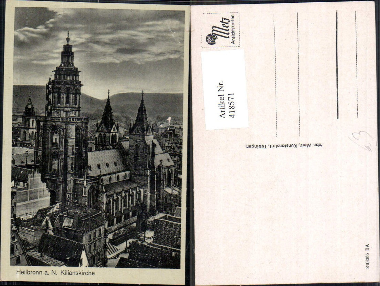 418571,Heilbronn a. Neckar Kilianskirche Kirche