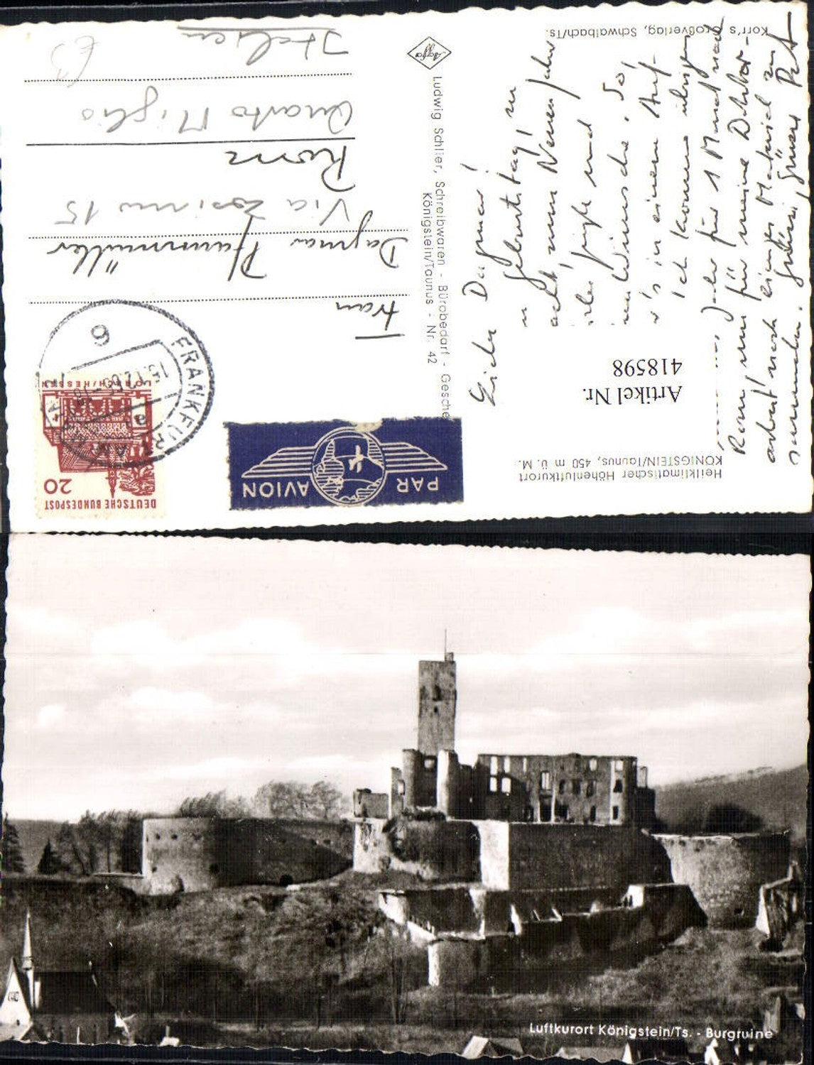 418598,Königstein Taunus Burgruine Burg