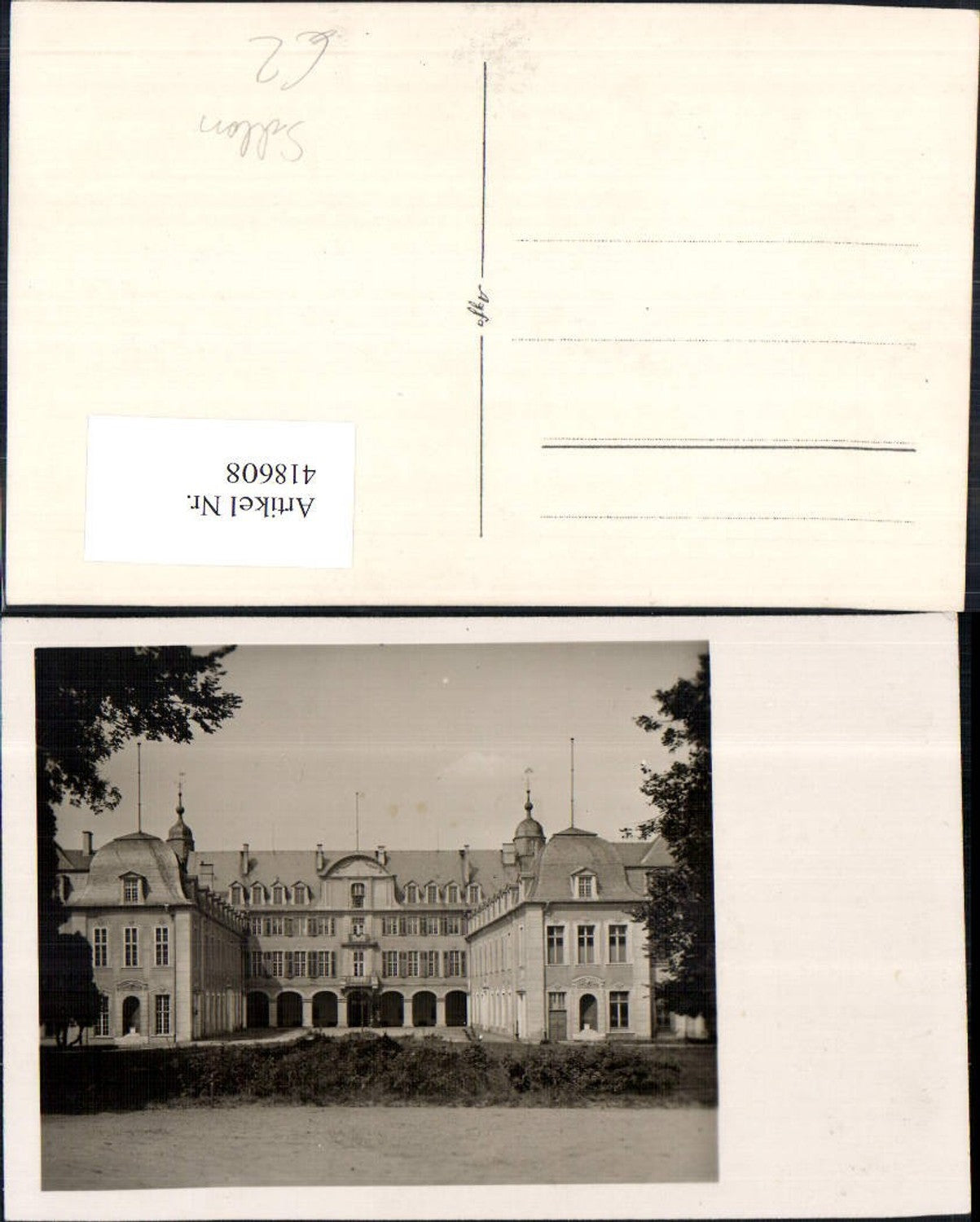 418608,Foto Ak Schloss Ansicht