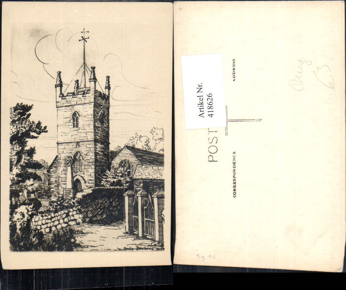 418626,Künstler Ak Burg