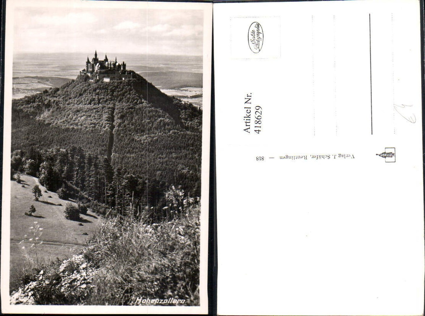 418629,Foto Ak Hohenzollern Schloss