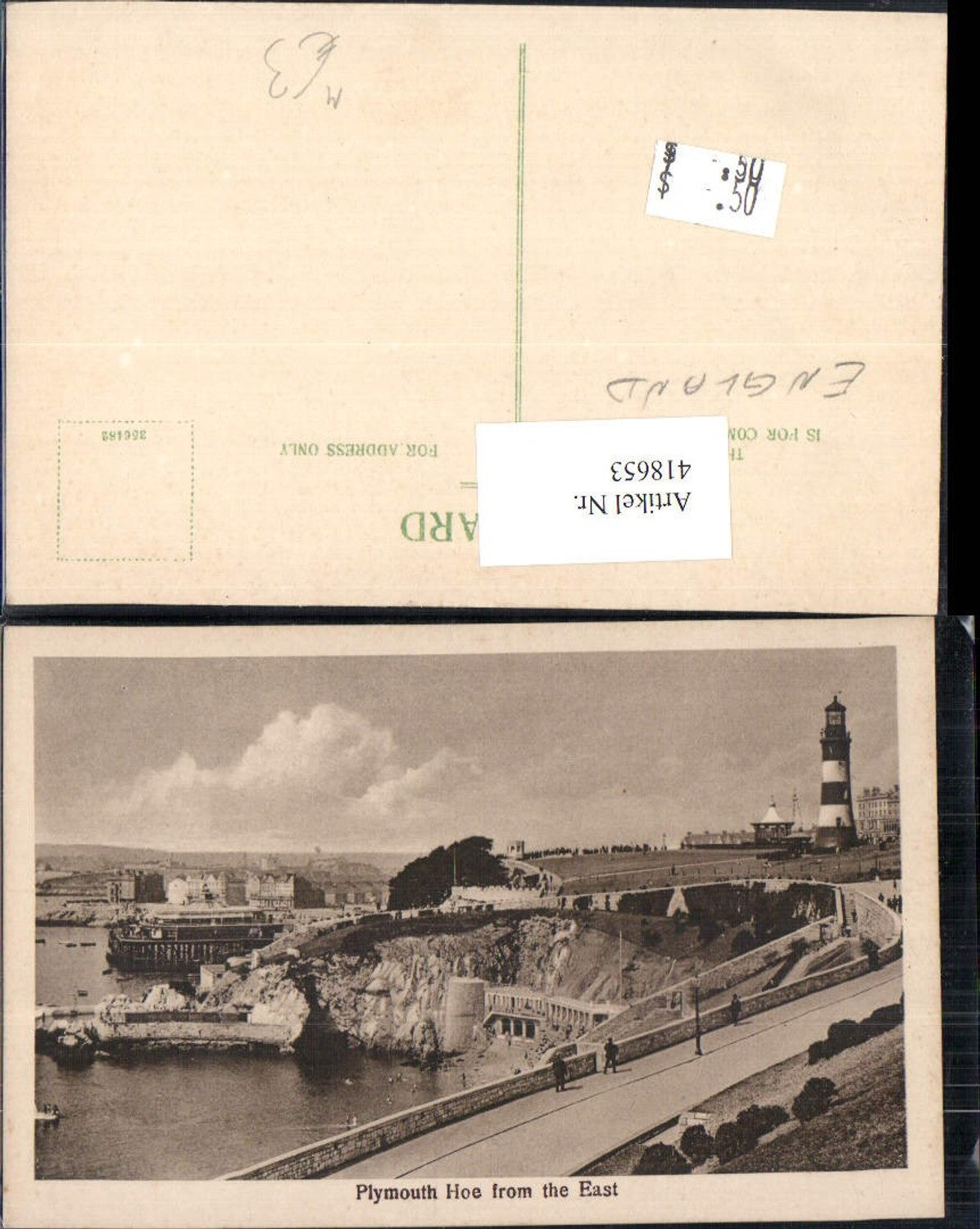 418653,Plymouth Hoe from the East Leuchtturm