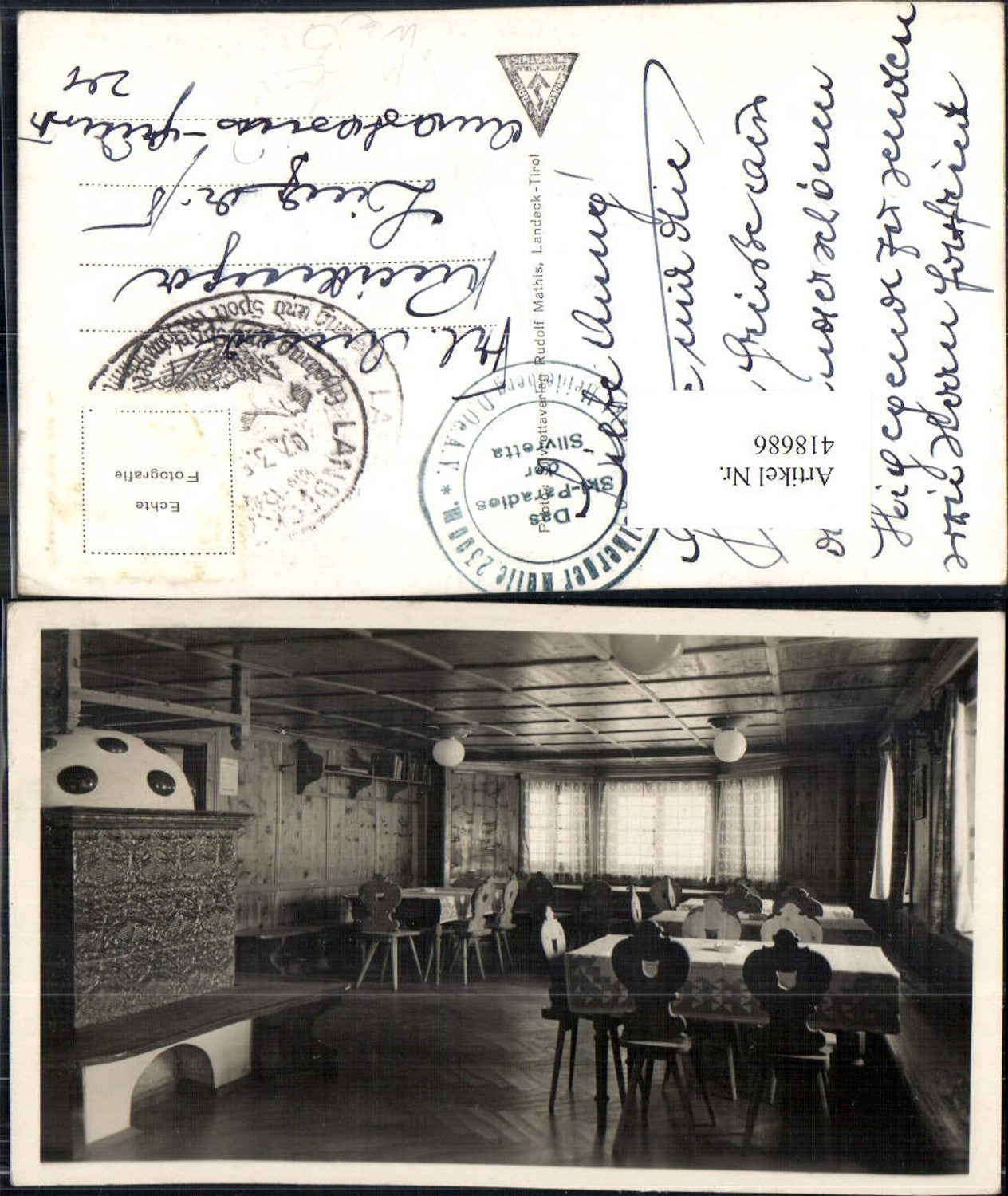 Alte Ansichtskarte – Old Postcard