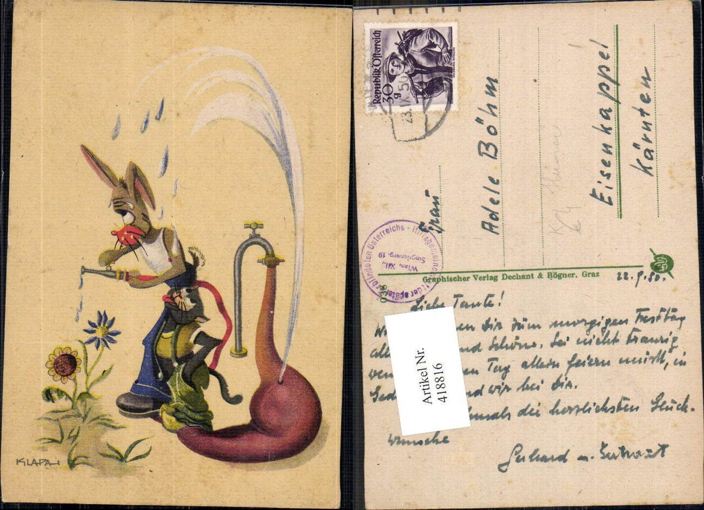 Alte Ansichtskarte – Old Postcard