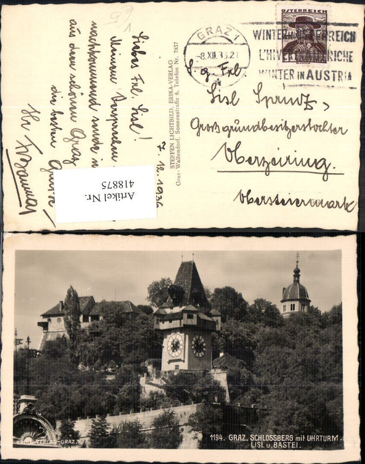 Alte Ansichtskarte – Old Postcard