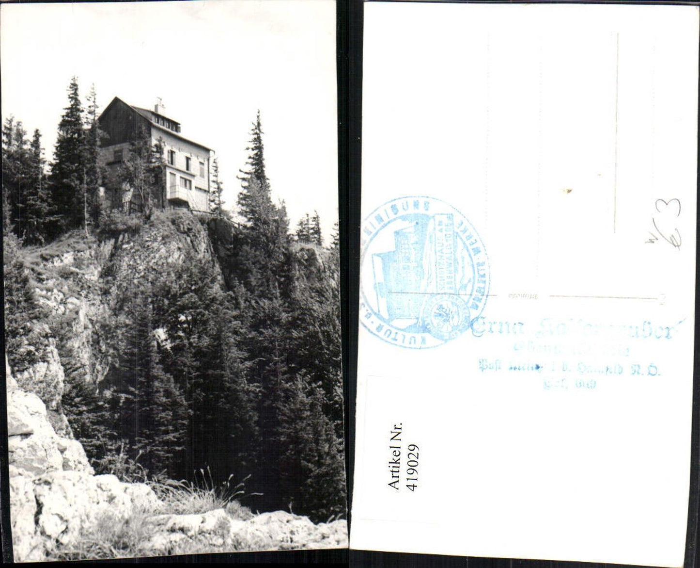 419029,Ebenwaldhütte Berghütte b. Kleinzell Hainfeld