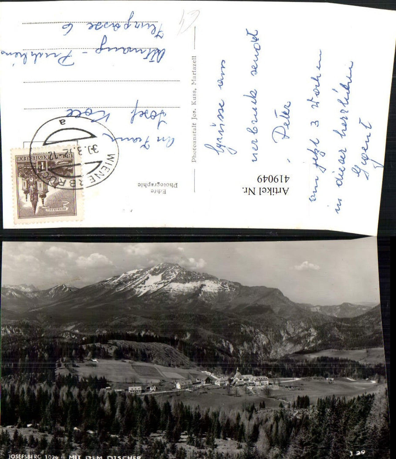 419049,Josefsberg Totale m. Ötscher Bergkulisse