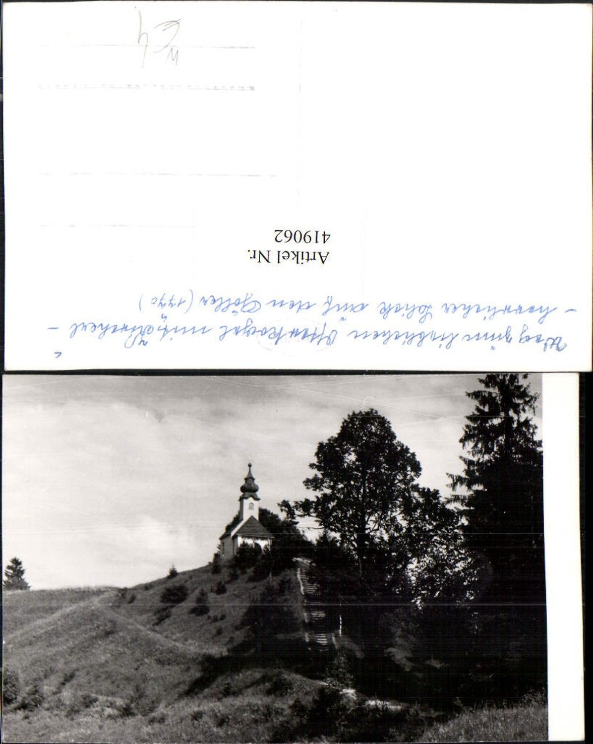 419062,Foto AK Osterkogel b. St. Aegyd am Neuwalde Kapelle Kirche