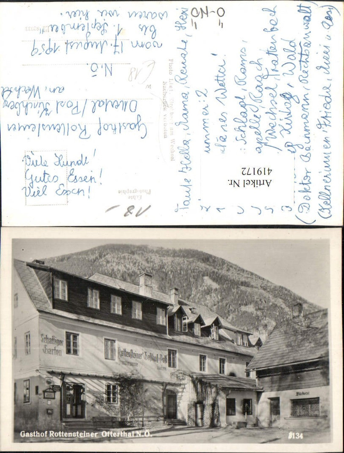 419172,Otterthal b. Kirchberg Gasthof Rottensteiner