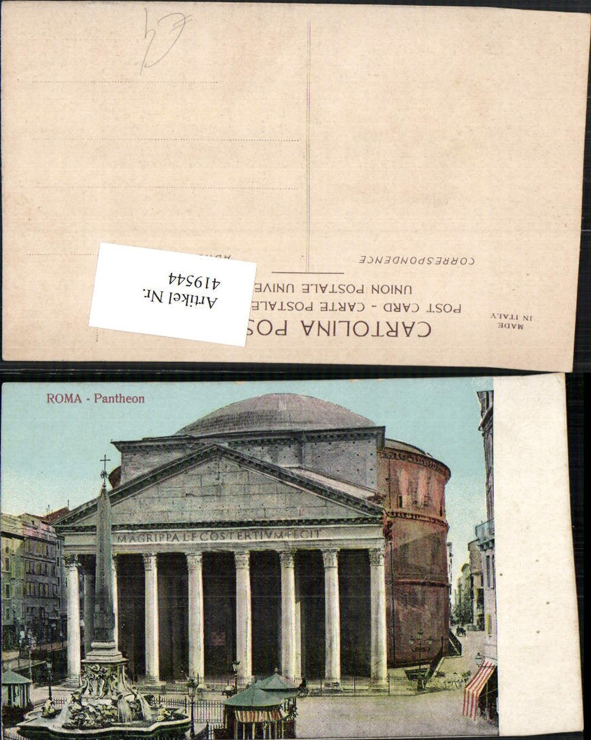 Alte Ansichtskarte – Old Postcard