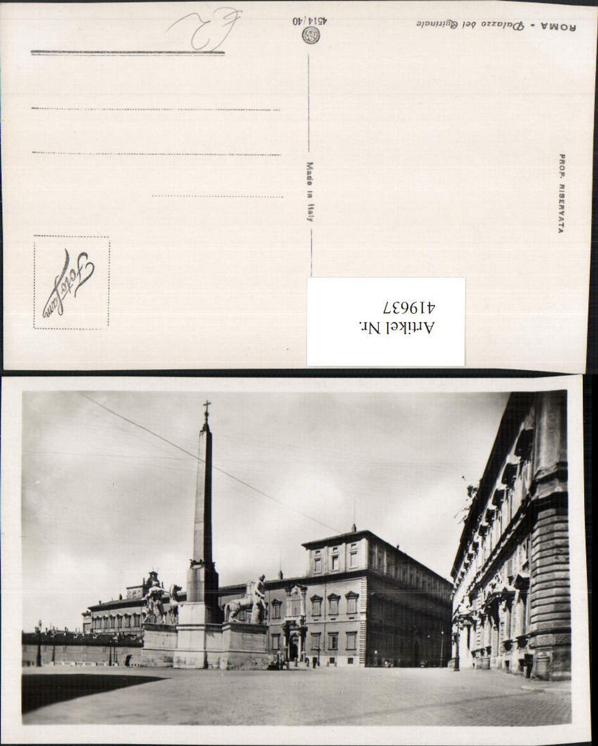 Alte Ansichtskarte – Old Postcard