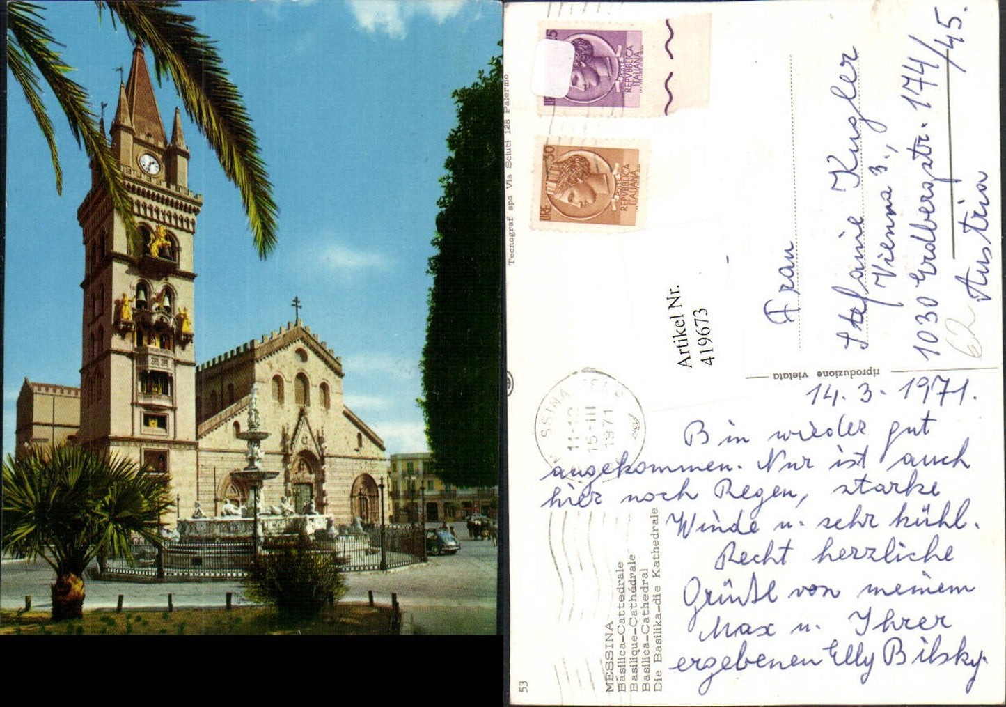 Alte Ansichtskarte – Old Postcard