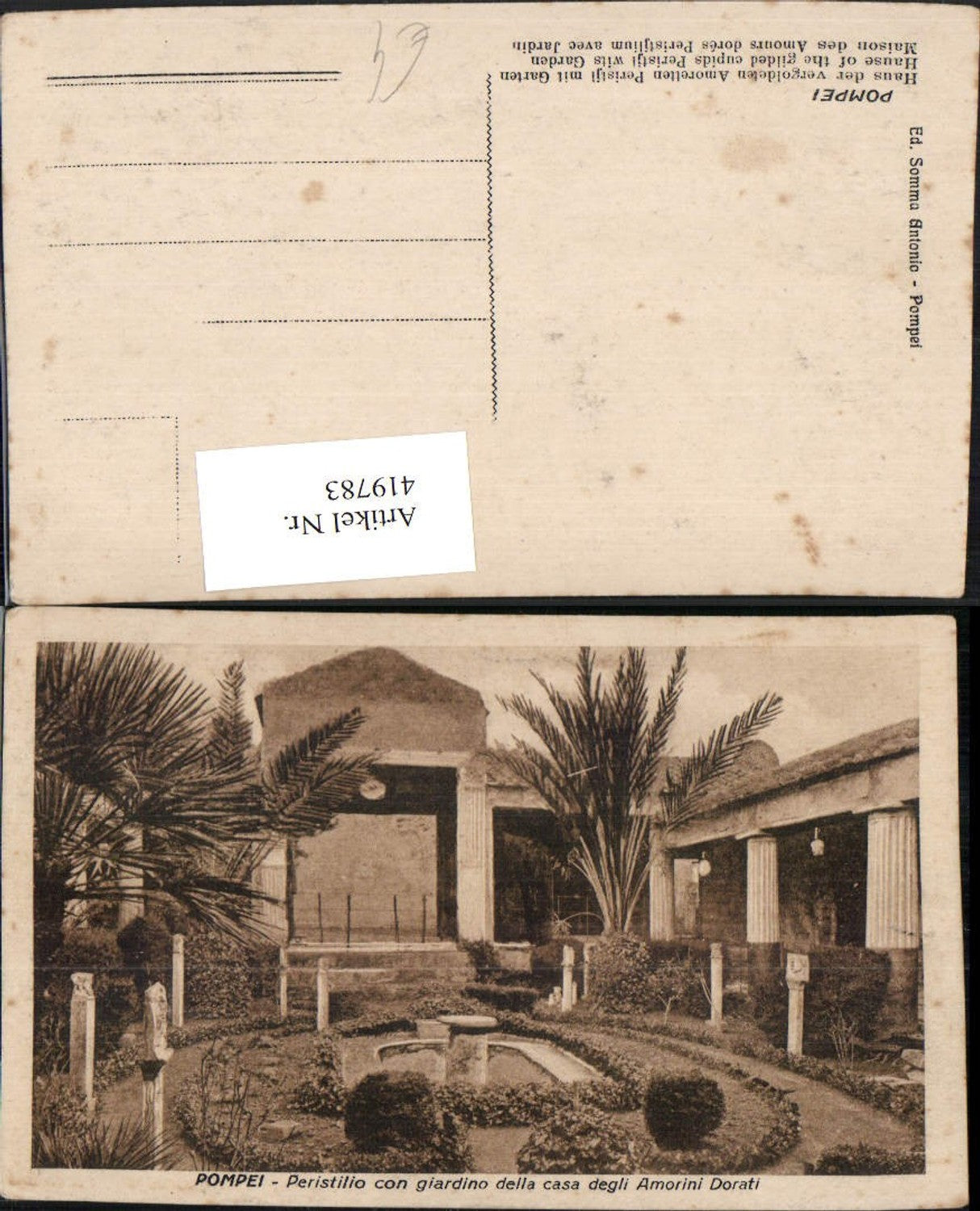 Alte Ansichtskarte – Old Postcard