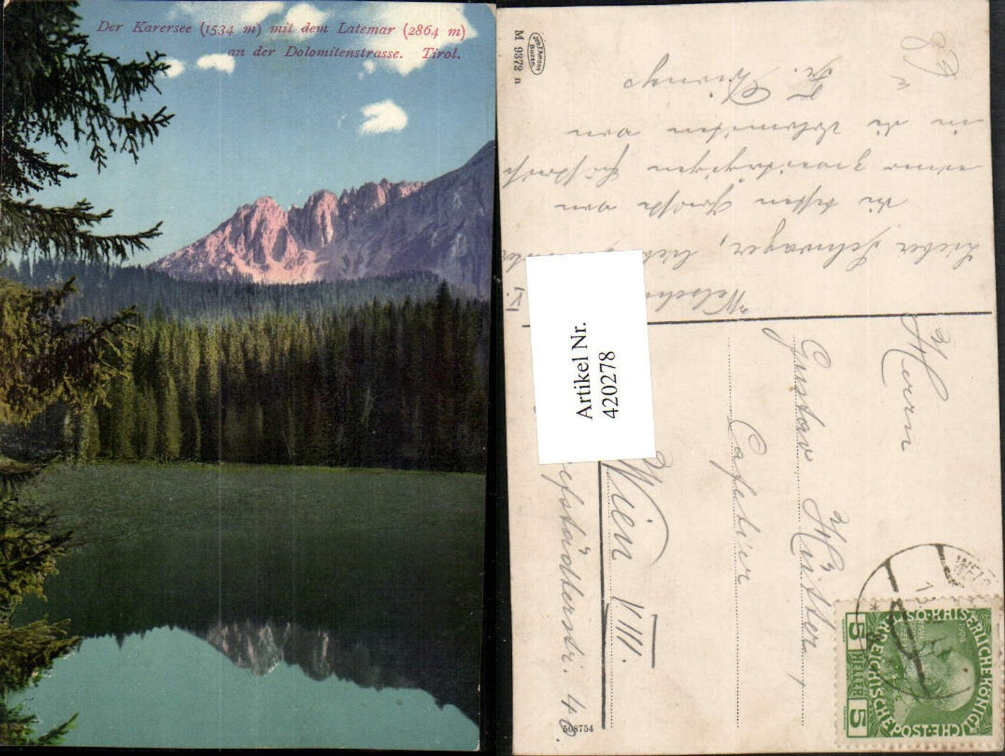 Alte Ansichtskarte – Old Postcard