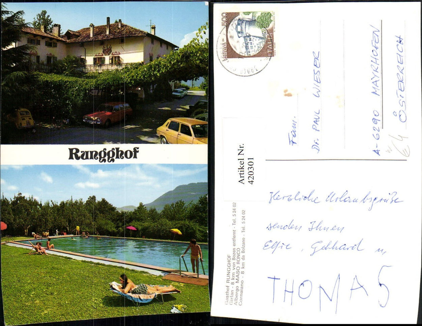 Alte Ansichtskarte – Old Postcard